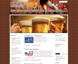Izrada sajta portal Birtija