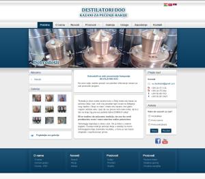 Izrada sajta Destilatori
