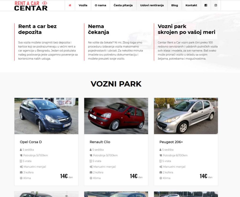 Rent a Car "Centar"